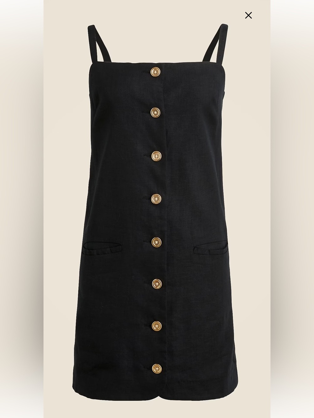 NWT J.Crew Claudia Linen Dress size L